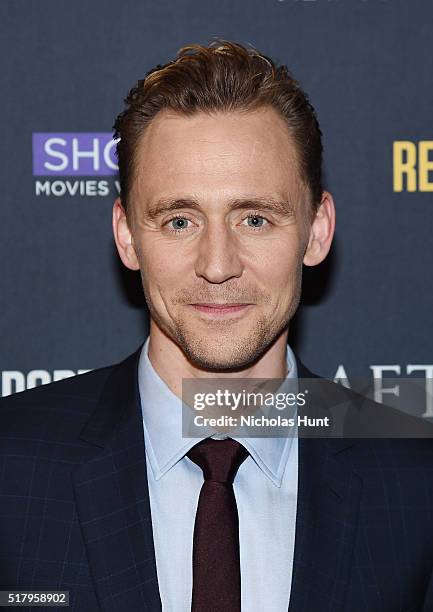 Actor Tom Hiddleston attends BAFTA New York With Tribeca Shortlist Hosts "In Conversation With Tom Hiddleston" on March 28, 2016 in New York City.