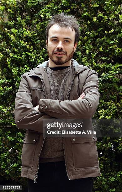 Director Davide Simon Mazzoli attends a photocall for 'On Air - Storia Di Un Successo' on March 29, 2016 in Rome, Italy.