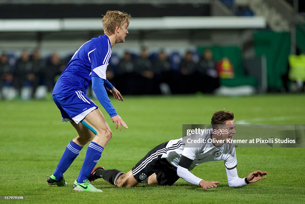 Germany U21 v Faroe Islands U21 - 2017 UEFA European U21 Championships Qualifier