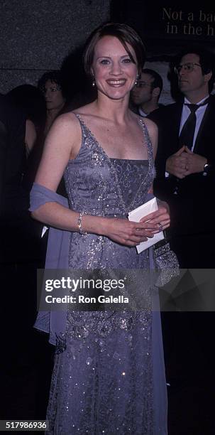 Jennifer Laura Thompson attends 56th Annual Tony Awards on June 2, 2002 at Radio City Music Hall in New York City.