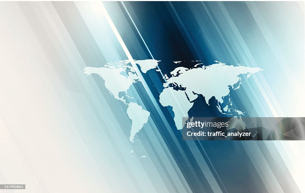 Abstract World Map Background High-Res Vector Graphic - Getty Images
