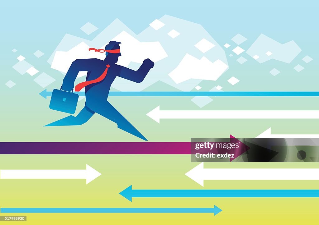 Finding The Right Path High-Res Vector Graphic - Getty Images