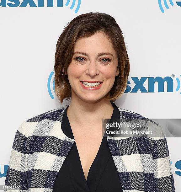 Rachel Bloom visits at SiriusXM Studio on March 29, 2016 in New York City.