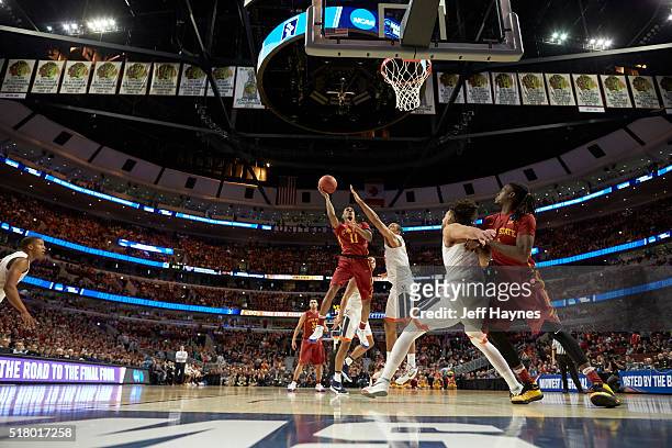 Playoffs: Iowa State Monte Morris in action vs Virginia Malcolm Brogdan at United Center. Chicago, IL 3/25/2016 CREDIT: Jeff Haynes