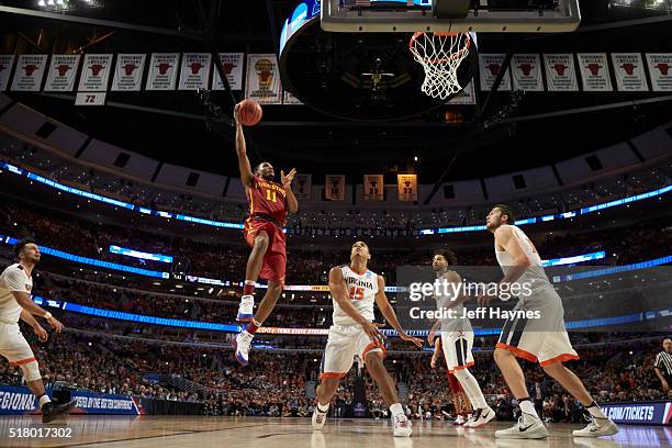 Playoffs: Iowa State Monte Morris in action vs Virginia at United Center. Chicago, IL 3/25/2016 CREDIT: Jeff Haynes