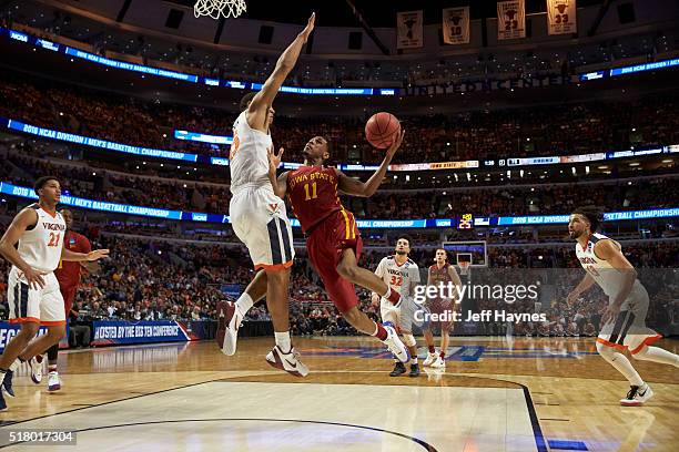 Playoffs: Iowa State Monte Morris in action vs Virginia at United Center. Chicago, IL 3/25/2016 CREDIT: Jeff Haynes