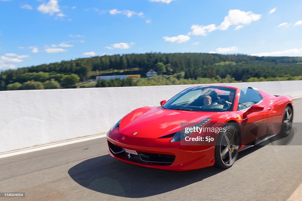 Ferrari 458 Spider sports car
