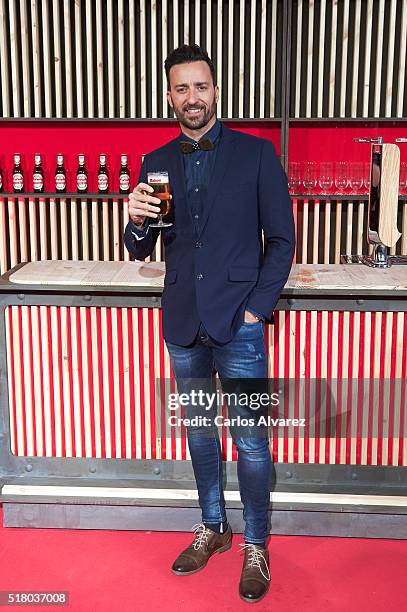 Pablo Pujol attends the Mahou Spot presentation at the Capitol cinema on March 29, 2016 in Madrid, Spain.