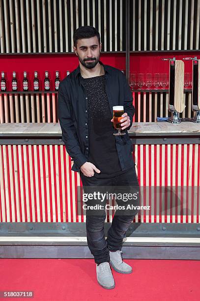 Rayden attends the Mahou Spot presentation at the Capitol cinema on March 29, 2016 in Madrid, Spain.