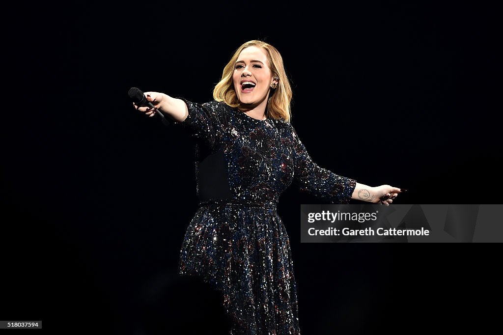 Adele Performs At The Genting Arena