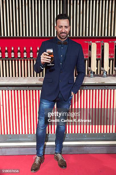 Pablo Pujol attends the Mahou Spot presentation at the Capitol cinema on March 29, 2016 in Madrid, Spain.