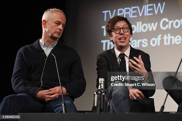 Dominic Cook and Ben Power answer questions during a Q&A folllowing 'The Hollow Crown: The Wars of the Roses: Henry VI' - Preview Screening at BFI...
