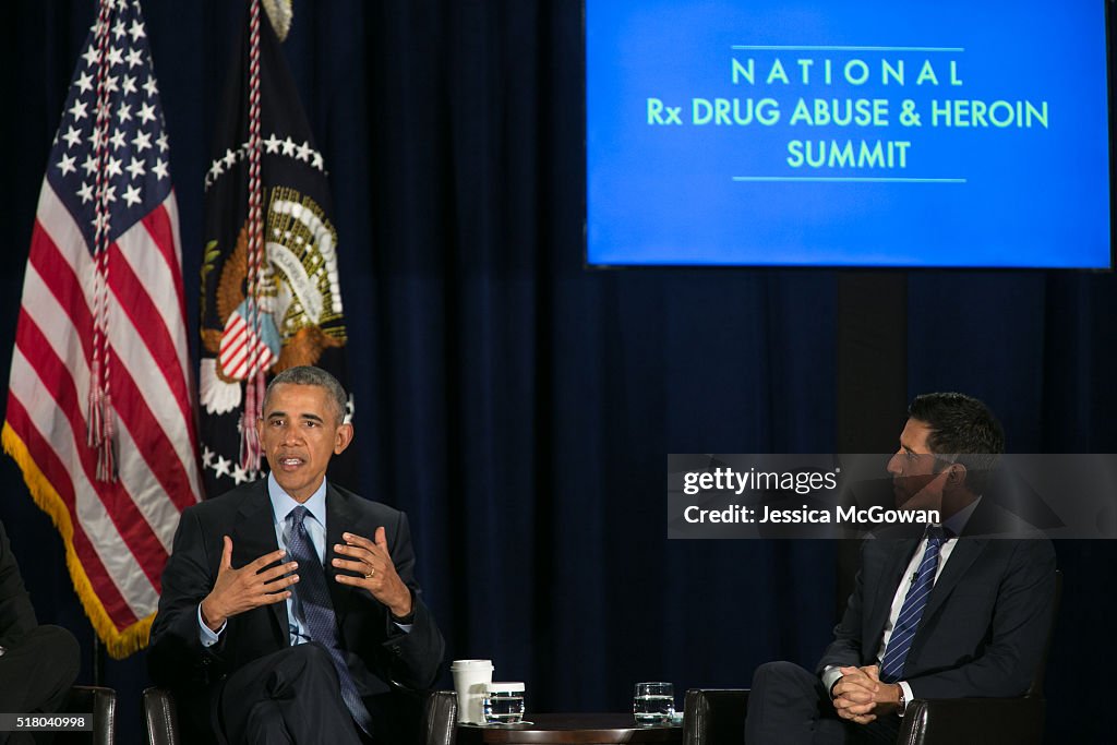 Obama Delivers Remarks At National Rx Drug Abuse & Heroin Summit