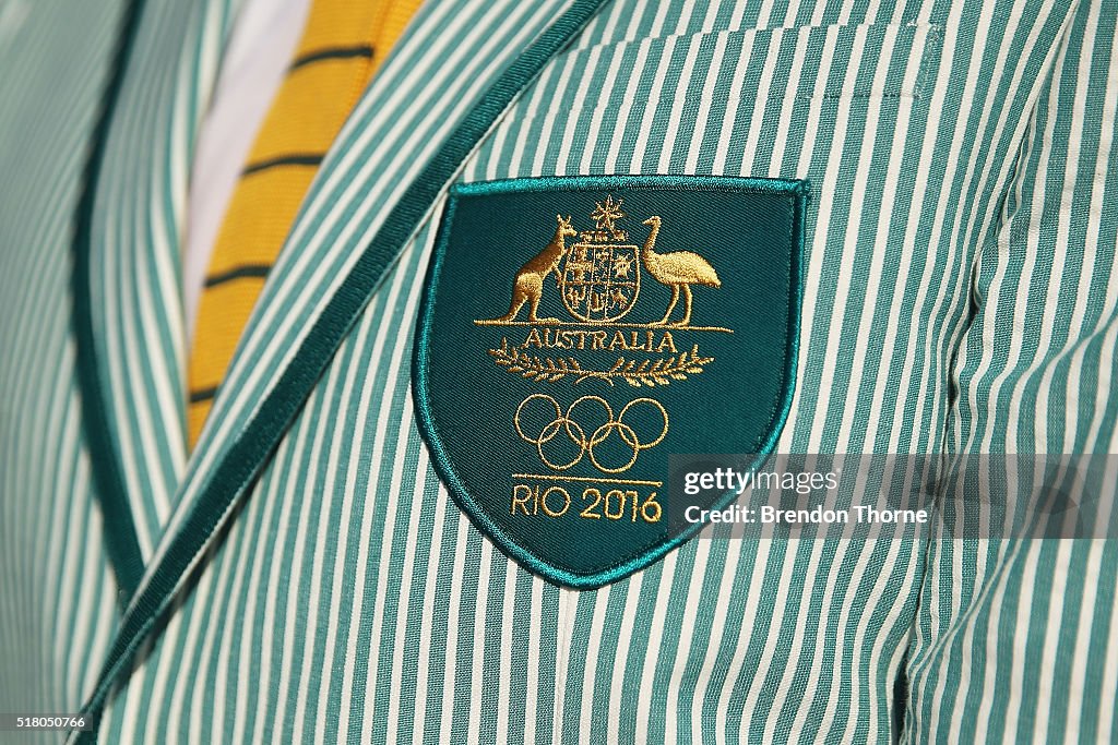 Sportscraft Unveil 2016 Australian Olympic Team Opening Ceremony Uniform