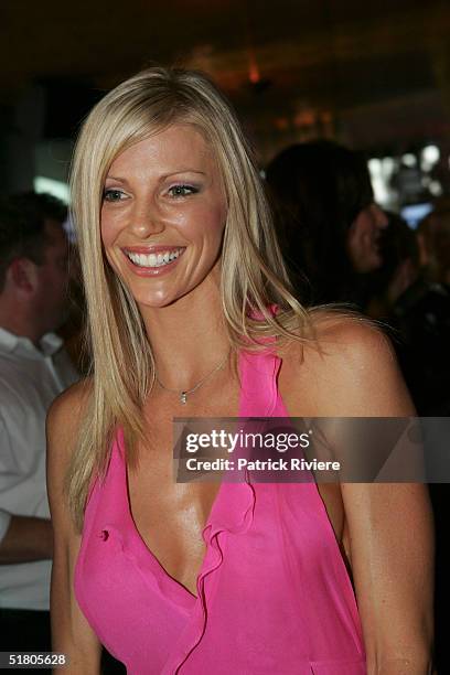 Presenter Jodie Low attends the launch of the Summer season of Foxtel Digital at The Loft November 30, 2004 in Sydney, Australia.