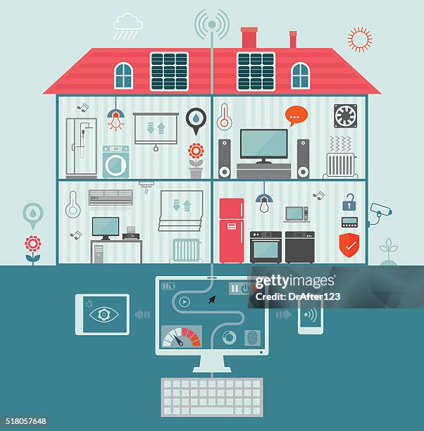 Smart Home Graphics Smart Home Illustrations Photos and Premium High Res Pictures - Getty ...