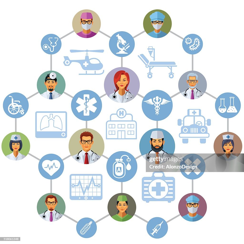 Health Worker Design Healthcare Design High-Res Vector Graphic - Getty Images