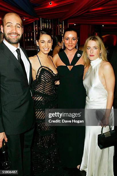 Billy Zane, Kelly Brook, Martine McCutcheon and Gillian Anderson arrive at The British Independent Film Awards at Hammersmith Palais on November 30,...