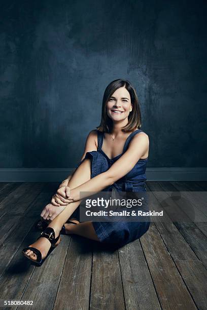 Betsy Brandt poses for a portrait in the Getty Images SXSW Portrait Studio Powered By Samsung on March 13, 2016 in Austin, Texas.