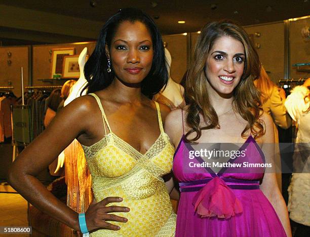 Actresses Garcelle Beauvais-Nilon and Tara Mercurio attend the Missoni Spring 2005 and Retrospective Fashion Show at Nieman Marcus on November 30,...