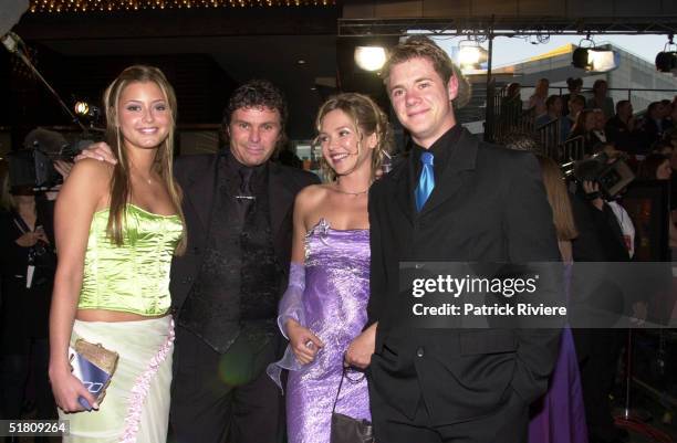 April 2000 - Carla Bonner + Shane Connor + A Bibby at the TV Week Logies 2000 at the Crown Casino in Melbourne