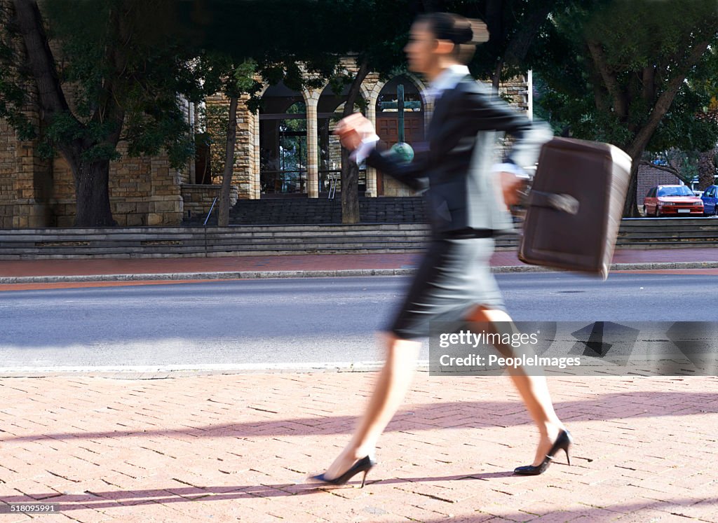 Busy businesswoman