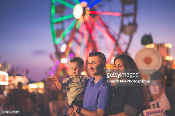 fun at the fair - fete stock pictures, royalty-free photos & images