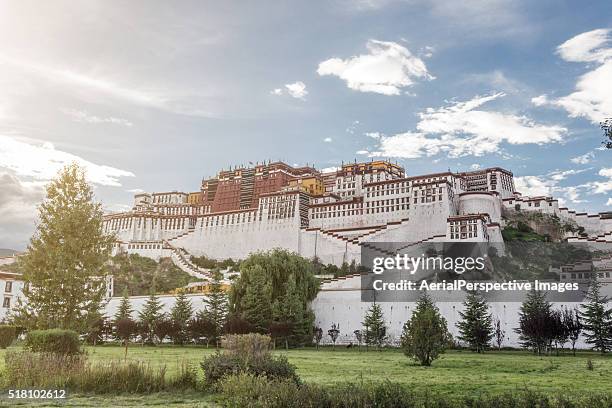 the potala palace, lhasa, tibet, china - national committee of the chinese people stock pictures, royalty-free photos & images