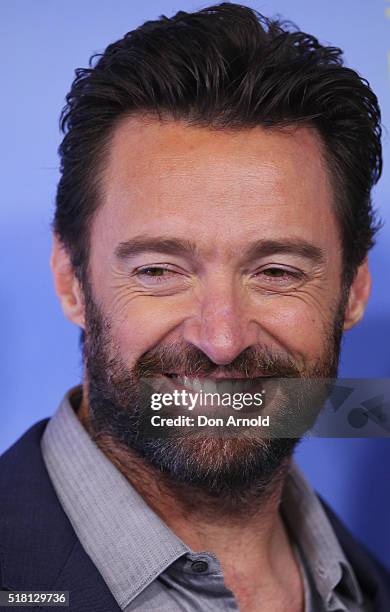 Hugh Jackman arrives ahead of the Eddie The Eagle screening at Event Cinemas Bondi Junction on March 30, 2016 in Sydney, Australia.