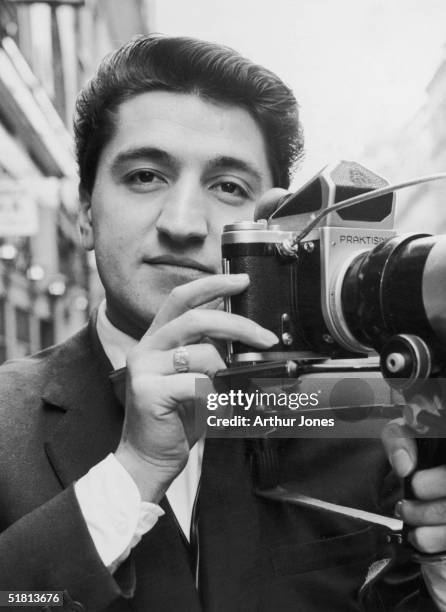 Freelance photographer Ray Bellisario, 7th January 1963, after a court summons was issued against him for taking unauthorized pictures of the Queen...