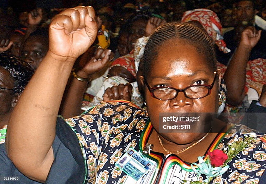 Water Resources Minister Joyce Mujuru, t