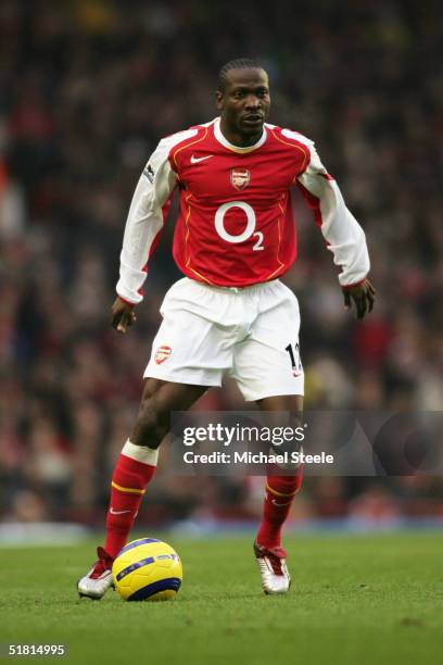 Lauren of Arsenal in action during the FA Barclaycard Premiership match between Arsenal and West Bromwich Albion at Highbury on November 20, 2004 in...