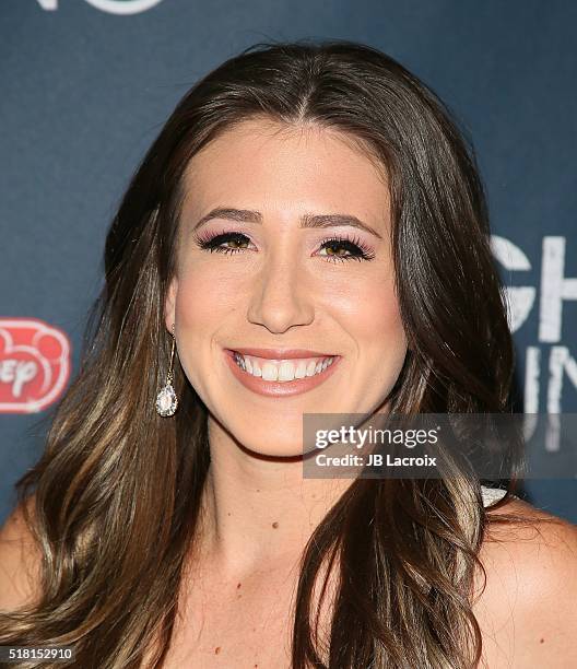 Chelsie Hill attends the premiere of Paladin's 'High Strung' at TCL Chinese Theatre on March 29, 2016 in Hollywood, California.