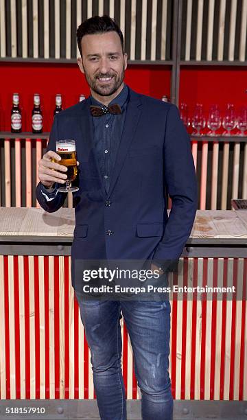 Pablo Pujol attends the Mahou Spot presentation at Capitol cinema on March 29, 2016 in Madrid, Spain.