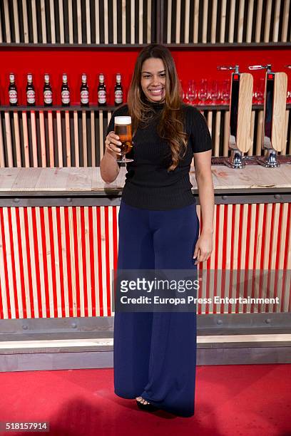 Maria Marte attends the Mahou Spot presentation at Capitol cinema on March 29, 2016 in Madrid, Spain.