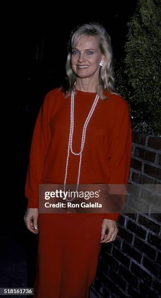 Angel Tompkins attends The Life Organization Fundraiser on February 11, 1986 at Kathy Gallagher's in Los Angeles, California.