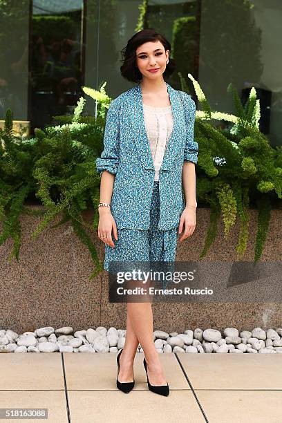 Actress Matilda De Angelis attends the 'Veloce Come Il Vento' photocall at Hotel Visconti on March 30, 2016 in Rome, Italy.