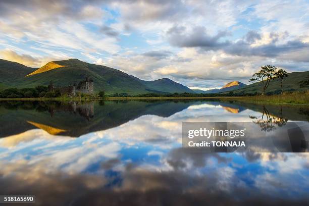 kilchurn castle, scotland - loch awe bildbanksfoton och bilder