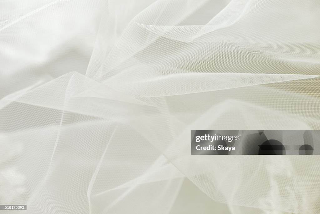 Wedding tulle or chiffon background