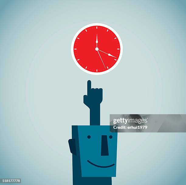 time - wall clock stock illustrations