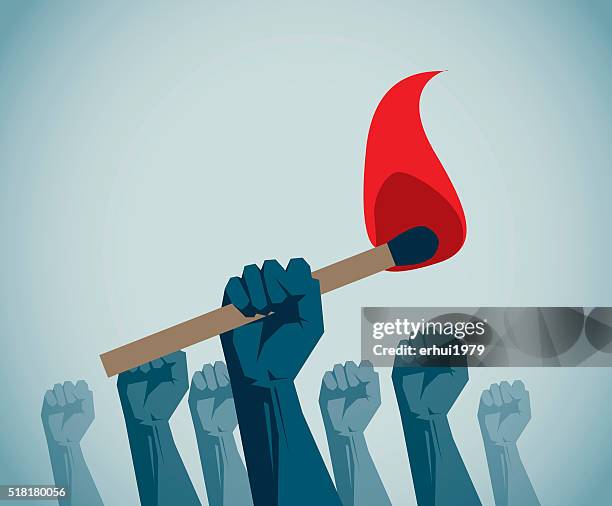 rebellion - socialism stock illustrations