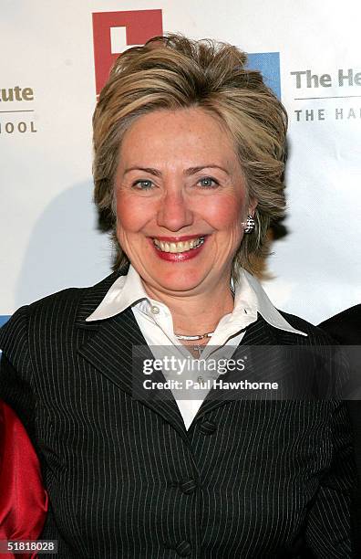 Senator Hillary Clinton attends the Hetrick-Martin Institutes 2004 Emery Awards at Capitale December 2, 2003 in New York City.
