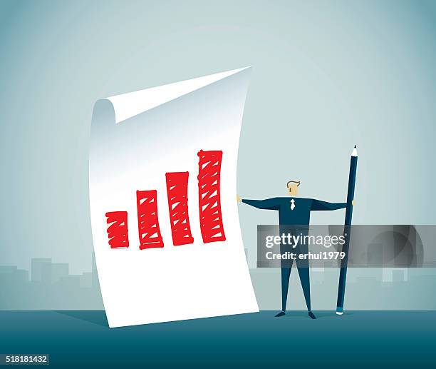 report - histogram stock illustrations