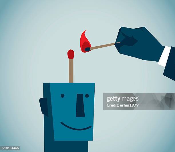 ideas - match flame stock illustrations