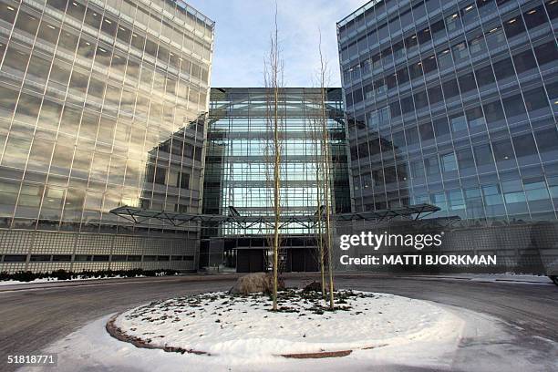 Nokia headquarter is pictured in Espoo 03 December 2004. The mobile phone giant Nokia said today that Sari Baldauf, head of its networks unit and...