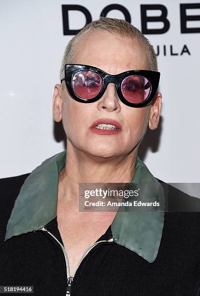Actress Lori Petty arrives at the premiere of Sony Pictures Classics' "Miles Ahead" at the Writers Guild Theater on March 29, 2016 in Beverly Hills,...