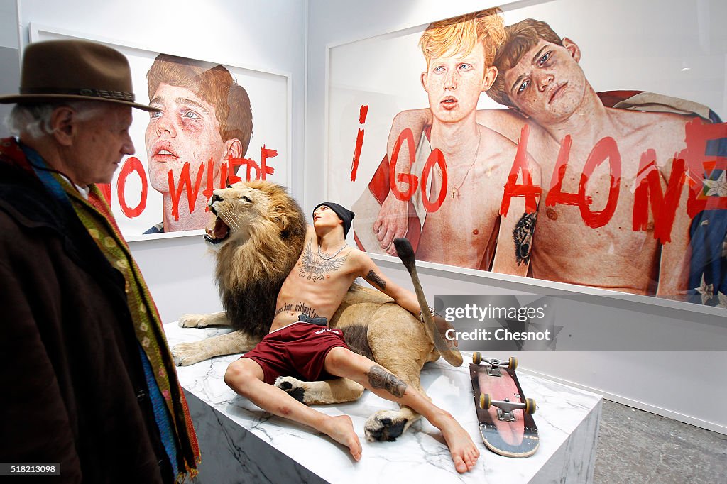 'Art Paris Art Fair 2016' : Opening Night At Grand Palais In Paris
