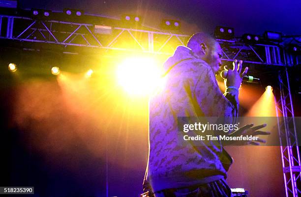 Stormzy performs during the BBC Showcase at Stubbs Bar-B-Que on March 17, 2016 in Austin, Texas.