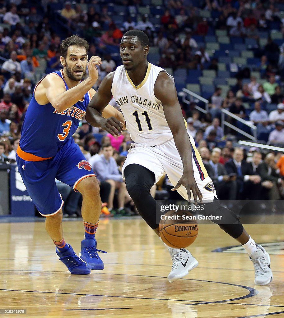 New York Knicks v New Orleans Pelicans