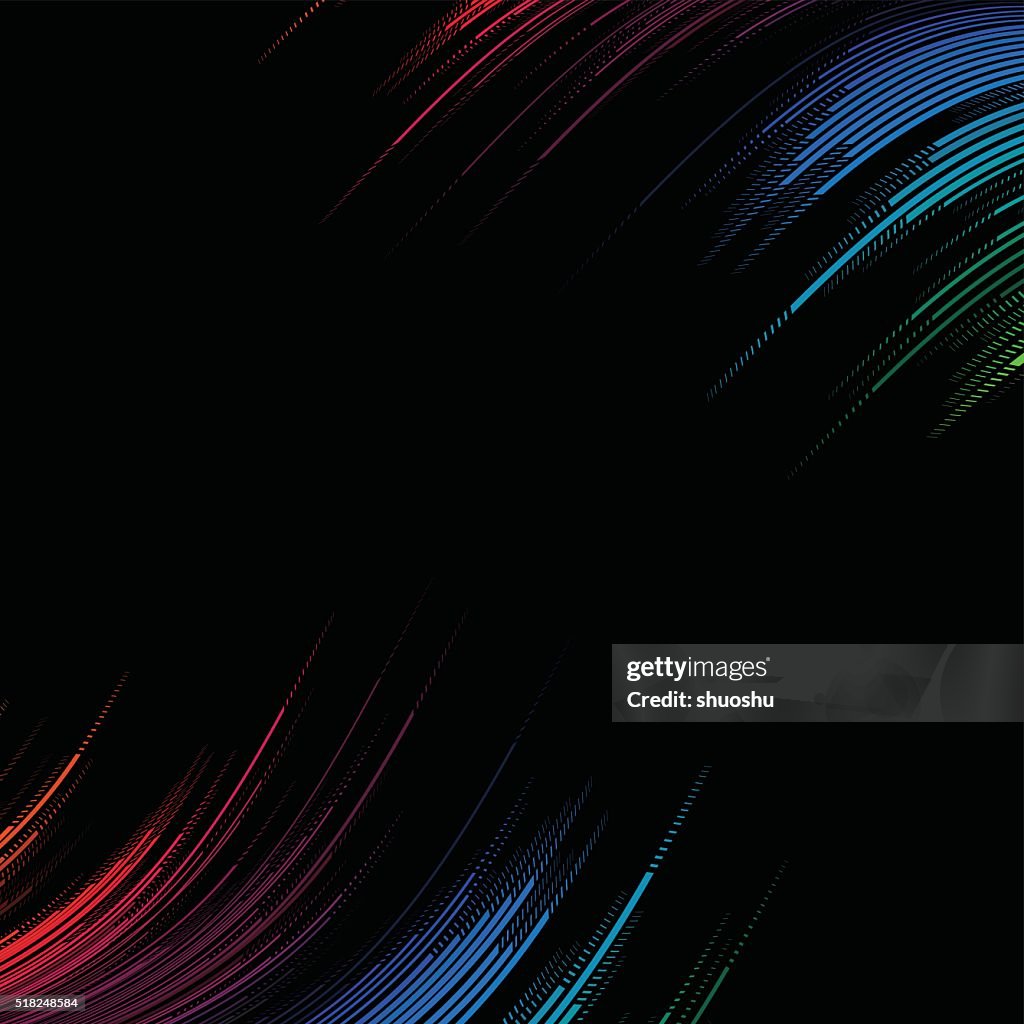 Abstract Technology Wave Stripe Pattern Background High-Res Vector ...
